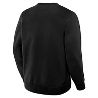Men's Fanatics Corporate Black Legacy Fleece Crew Sweatshirt