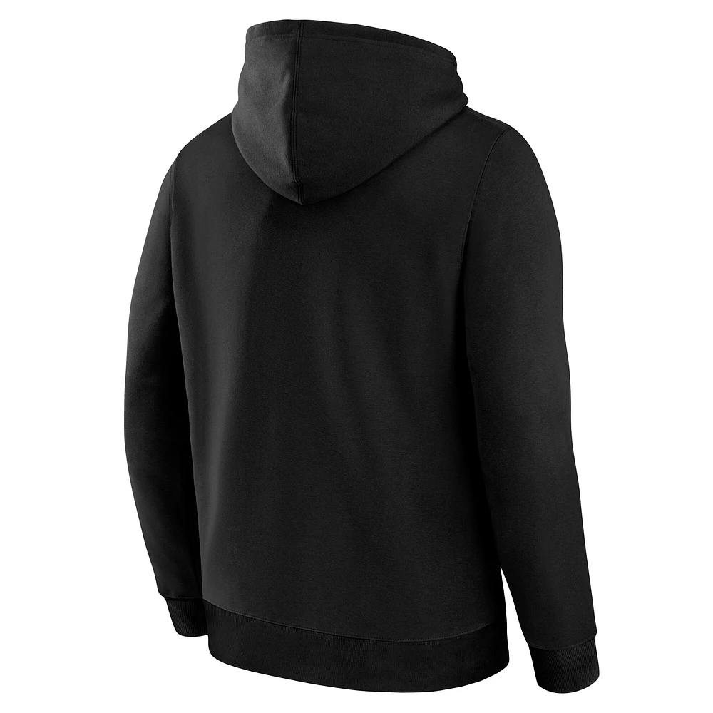Men's Fanatics Corporate Black Legacy Fleece Pullover Hoodie