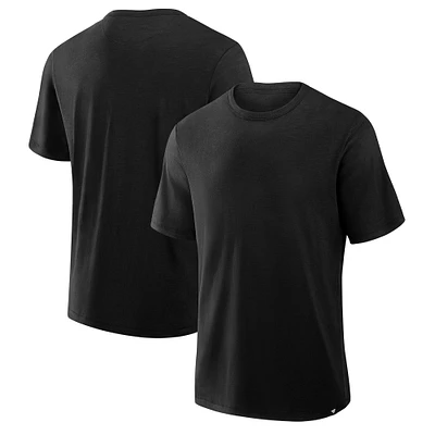 Men's Fanatics Corporate Black Stadium Slub T-Shirt