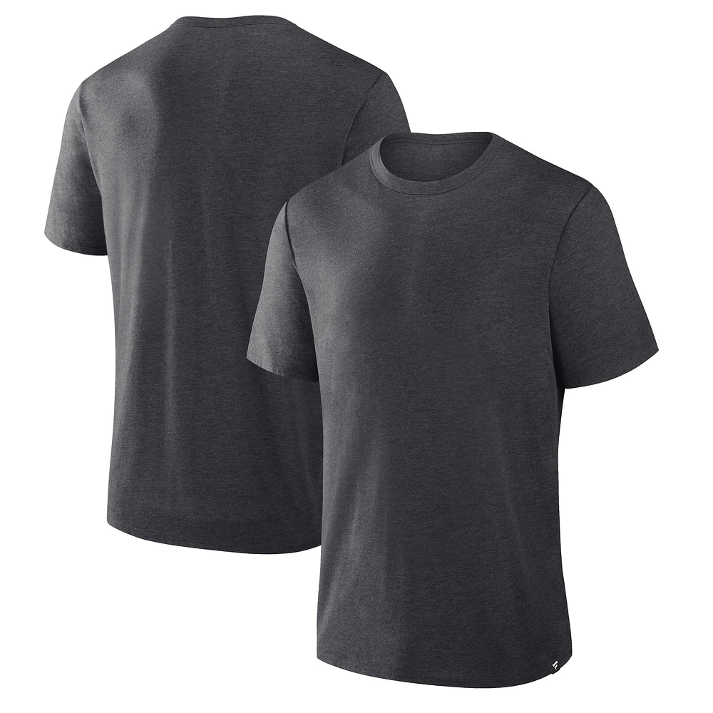 T-shirt tri-blend hommage anthracite Fanatics Corporate pour homme