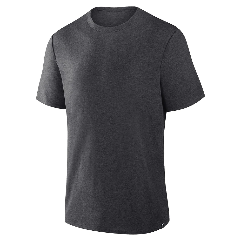 T-shirt tri-blend hommage anthracite Fanatics Corporate pour homme