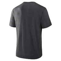 T-shirt tri-blend hommage anthracite Fanatics Corporate pour homme