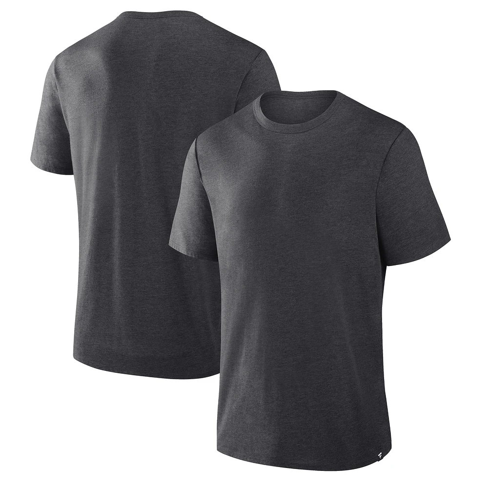 T-shirt tri-blend hommage anthracite Fanatics Corporate pour homme
