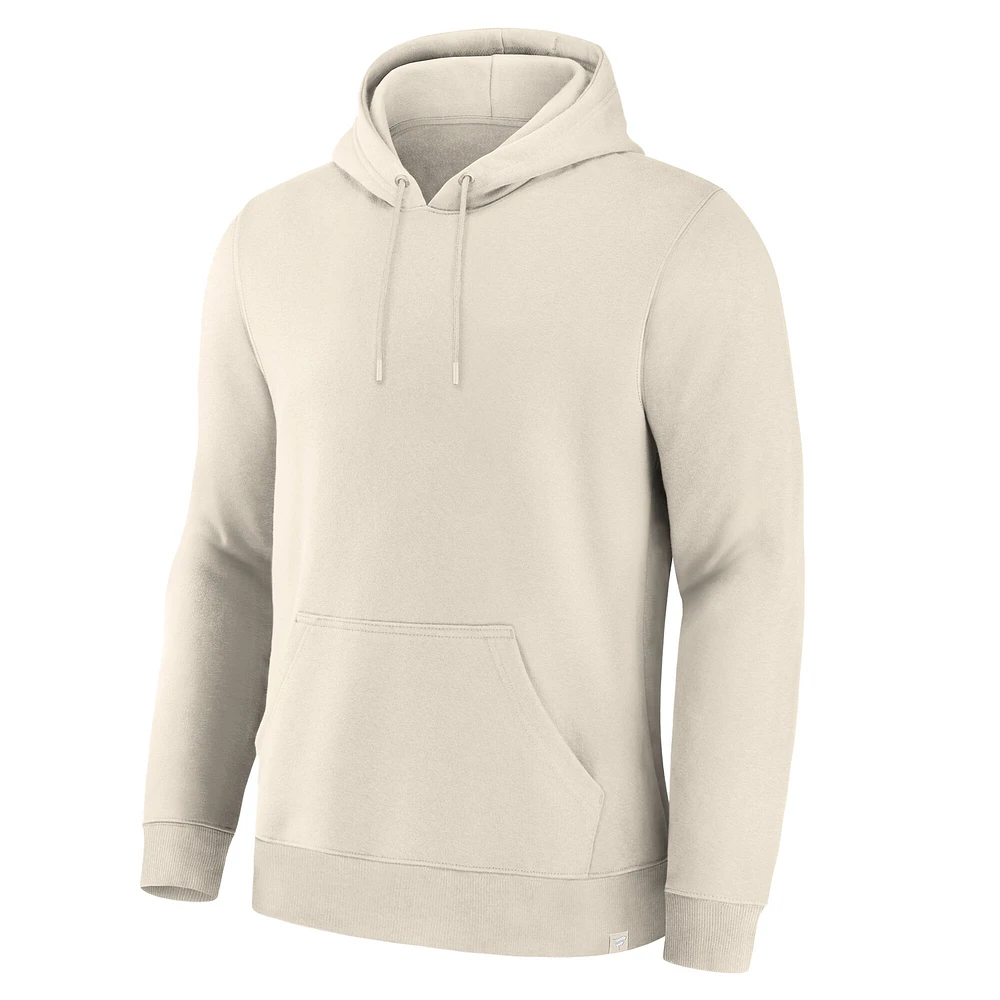 Sweat à capuche en polaire Legacy Crème pour homme Fanatics Corporate