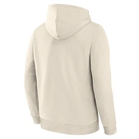 Sweat à capuche en polaire Legacy Crème pour homme Fanatics Corporate