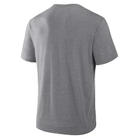 Men's Fanatics Corporate Gray Tribute Tri-Blend T-Shirt