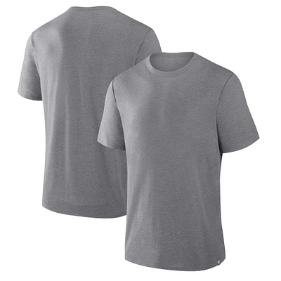 Men's Fanatics Corporate Gray Tribute Tri-Blend T-Shirt