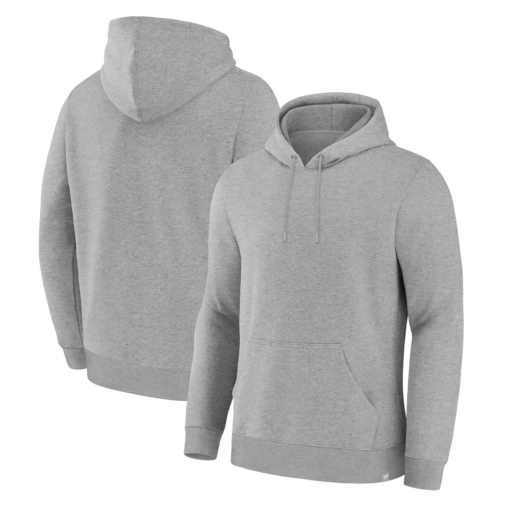 Men's Fanatics Corporate Heather Gray Legacy Fleece Pullover Hoodie