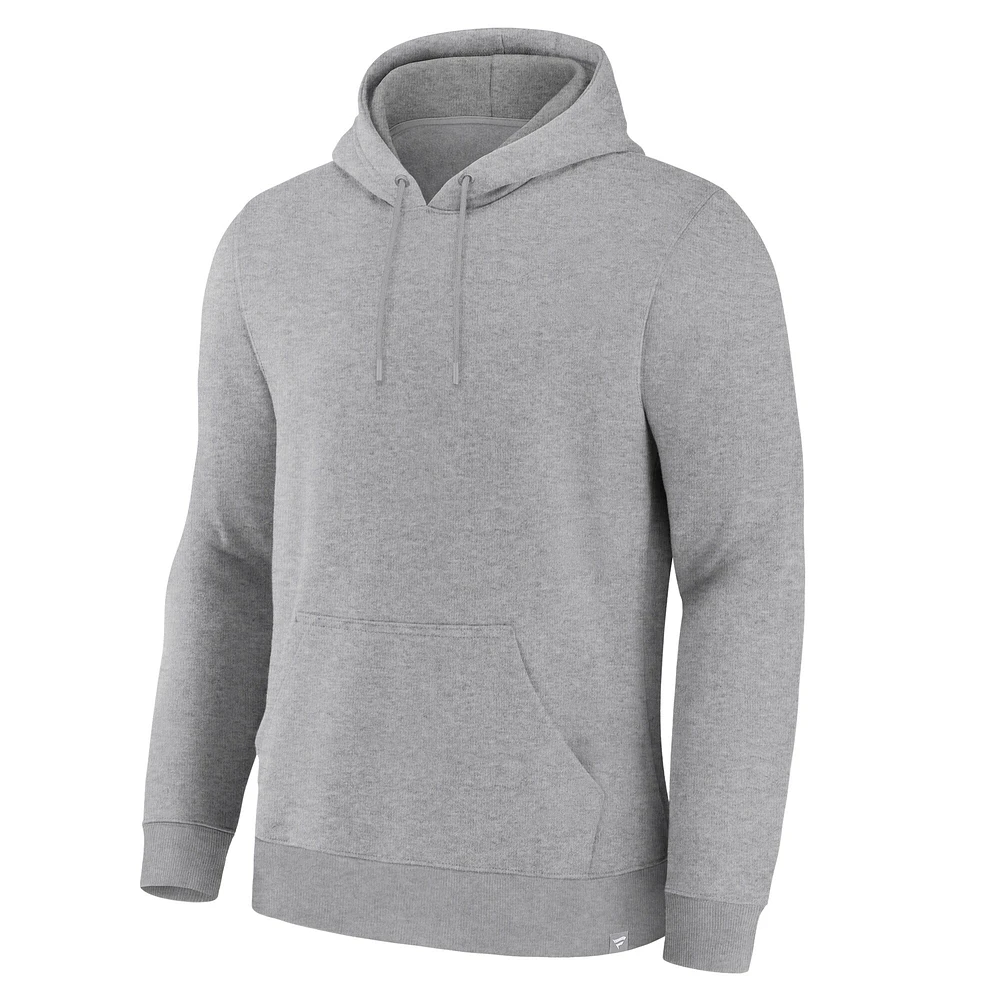 Men's Fanatics Corporate Heather Gray Legacy Fleece Pullover Hoodie