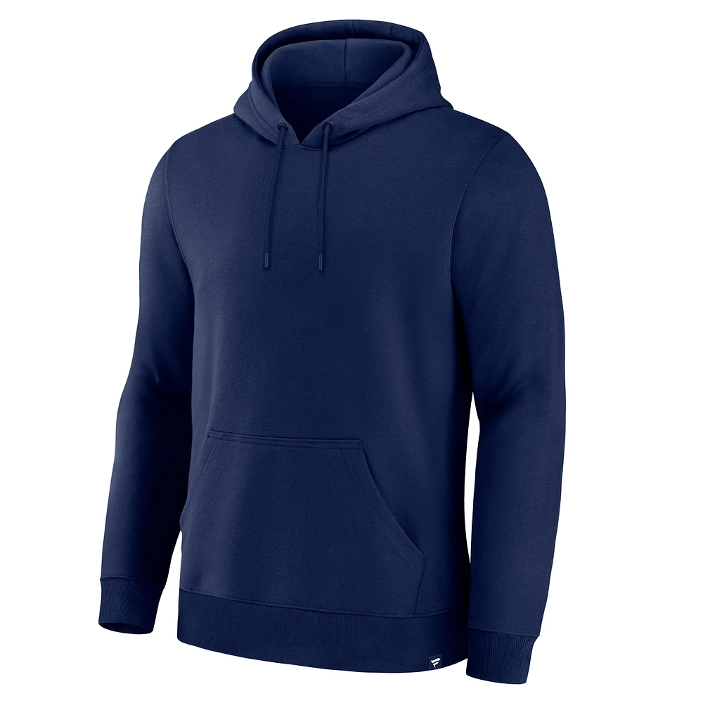 Men's Fanatics Corporate Navy Legacy Fleece Pullover Hoodie