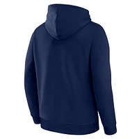 Men's Fanatics Corporate Navy Legacy Fleece Pullover Hoodie