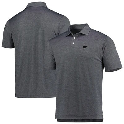 Polo gris Fanatics Corporate The Butter Stripe Tri-Blend pour homme