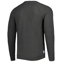 Men's johnnie-O Charcoal Fanatics Corporate Pamlico Raglan Pullover Sweatshirt