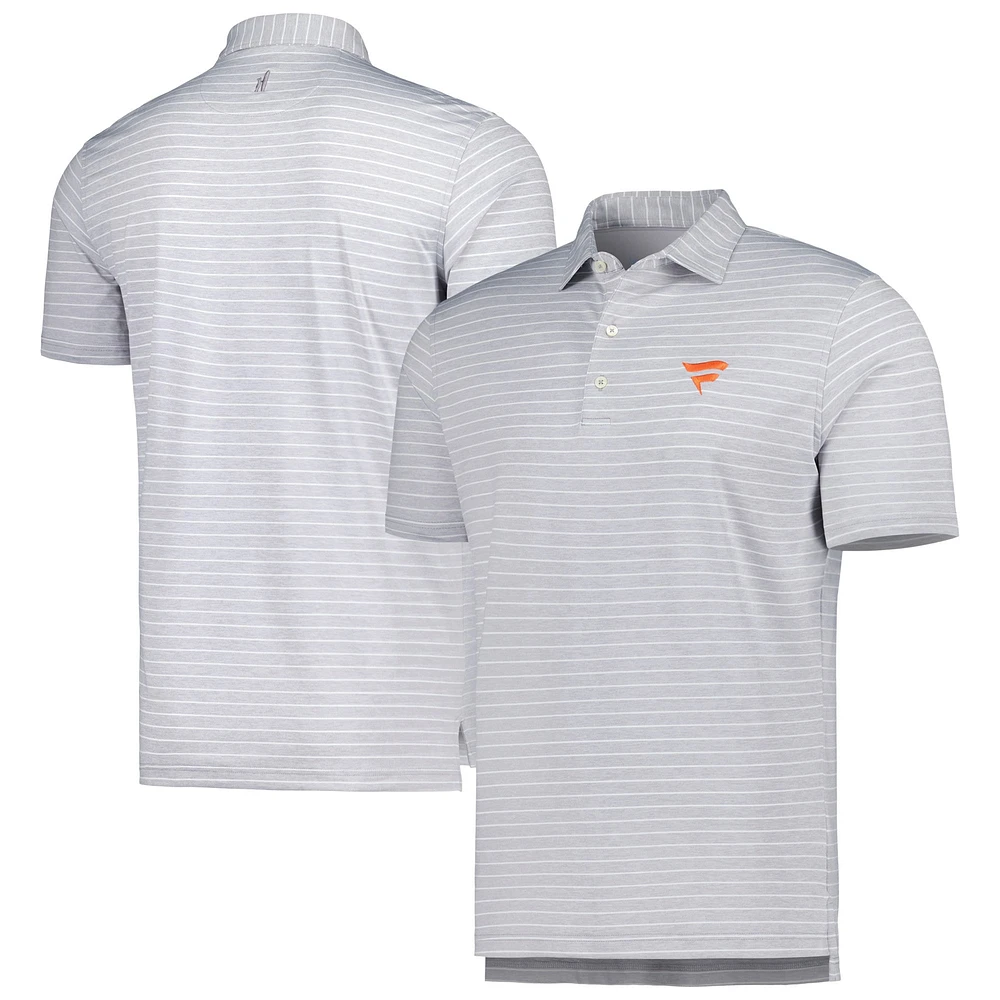 Polo Johnnie-O gris Fanatics Corporate Newton pour homme