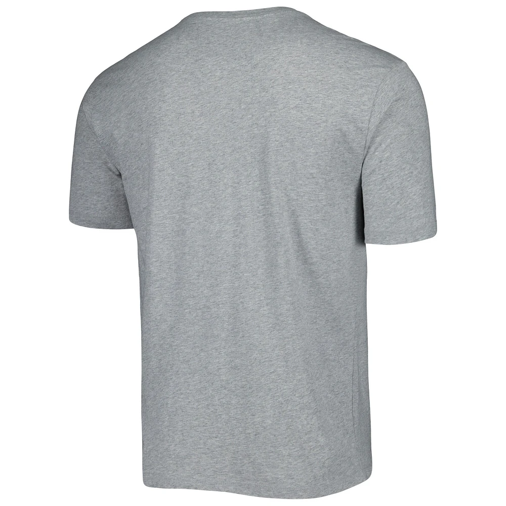 T-shirt pour homme Johnnie-O Heather Gray Fanatics Corporate Tyler