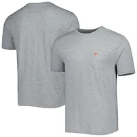T-shirt pour homme Johnnie-O Heather Gray Fanatics Corporate Tyler