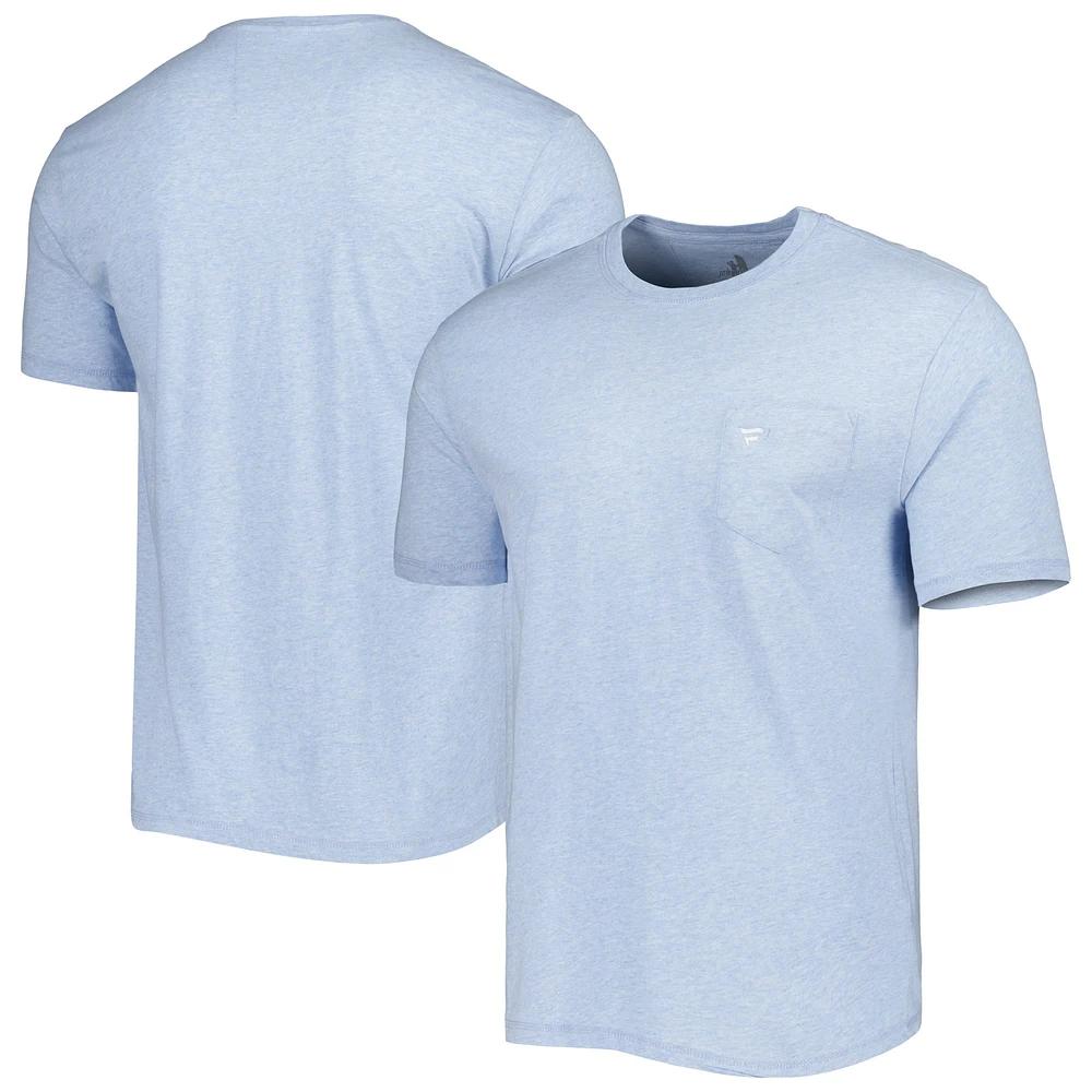 Men's johnnie-O Heather Light Blue Fanatics Corporate Tyler T-Shirt