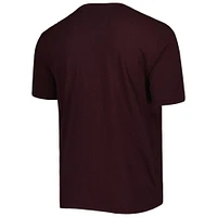 T-shirt pour homme Johnnie-O Heather Maroon Fanatics Corporate Tyler