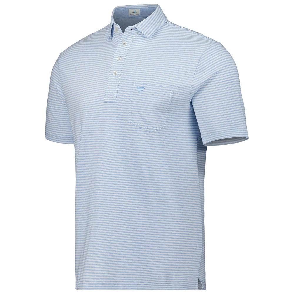 Men's johnnie-O Light Blue Fanatics Corporate Nelly Polo