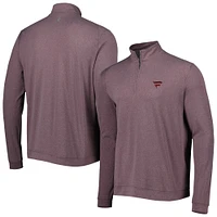 Men's johnnie-O Maroon Fanatics Corporate Flex Quarter-Zip Top