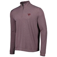 Men's johnnie-O Maroon Fanatics Corporate Flex Quarter-Zip Top