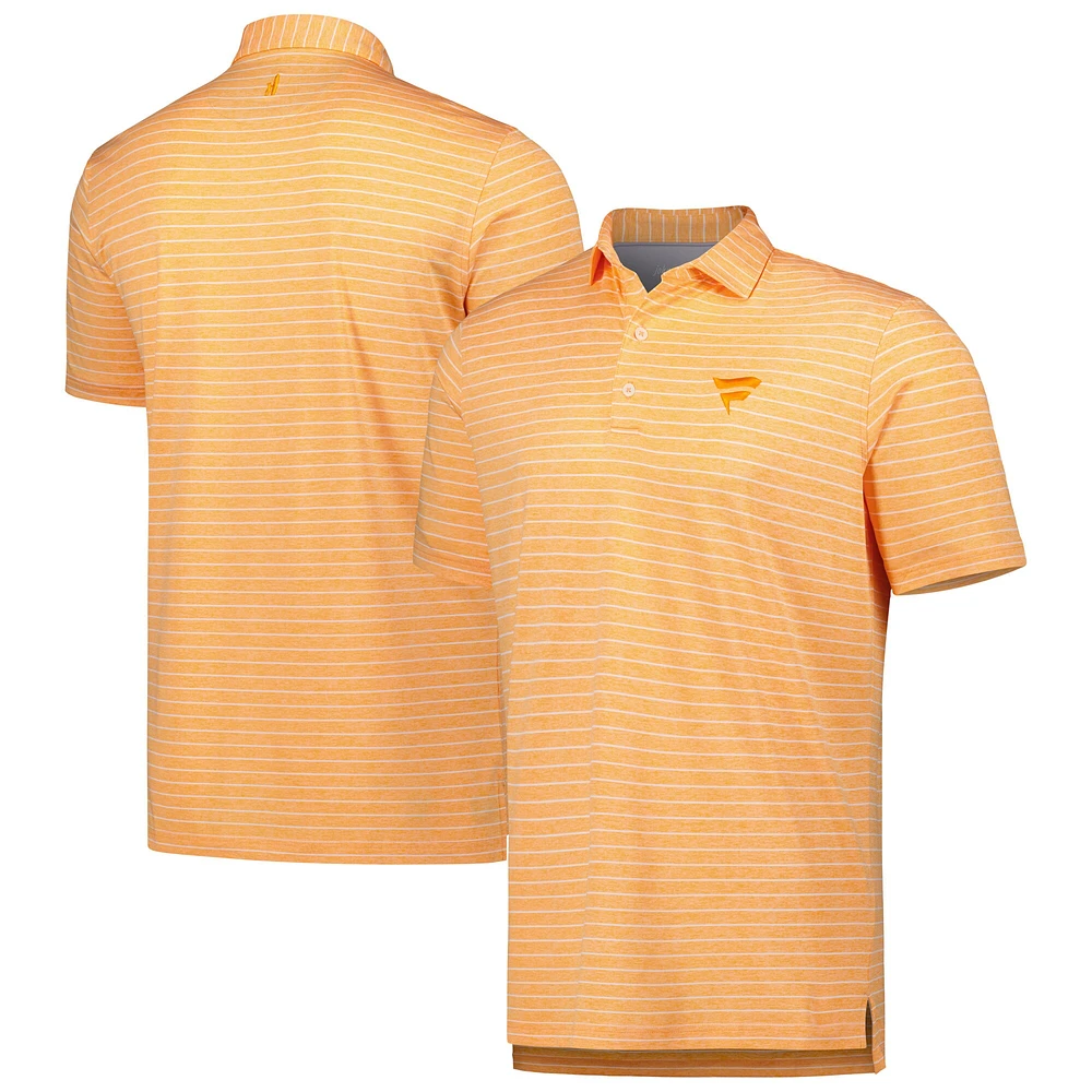 Men's johnnie-O Orange Fanatics Corporate Newton Polo