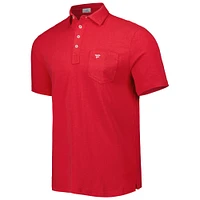 Polo Johnnie-O Red Fanatics Corporate Game Day Original pour homme