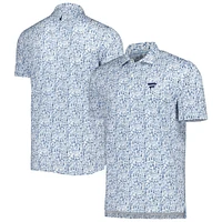 Polo imprimé Tailgater Corporate Fanatics blanc Johnnie-O pour homme