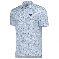 Polo imprimé Tailgater Corporate Fanatics blanc Johnnie-O pour homme