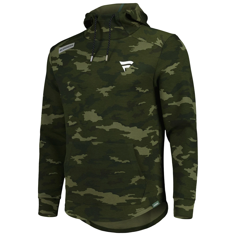 Men's LEGENDS Camo Fanatics Corporate Hawthorne Tech Tri-Blend Pullover Hoodie