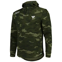 Men's LEGENDS Camo Fanatics Corporate Hawthorne Tech Tri-Blend Pullover Hoodie