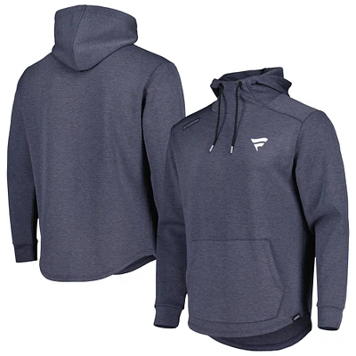 Men's LEGENDS Heather Navy Fanatics Corporate Hawthorne Tech Tri-Blend Pullover Hoodie