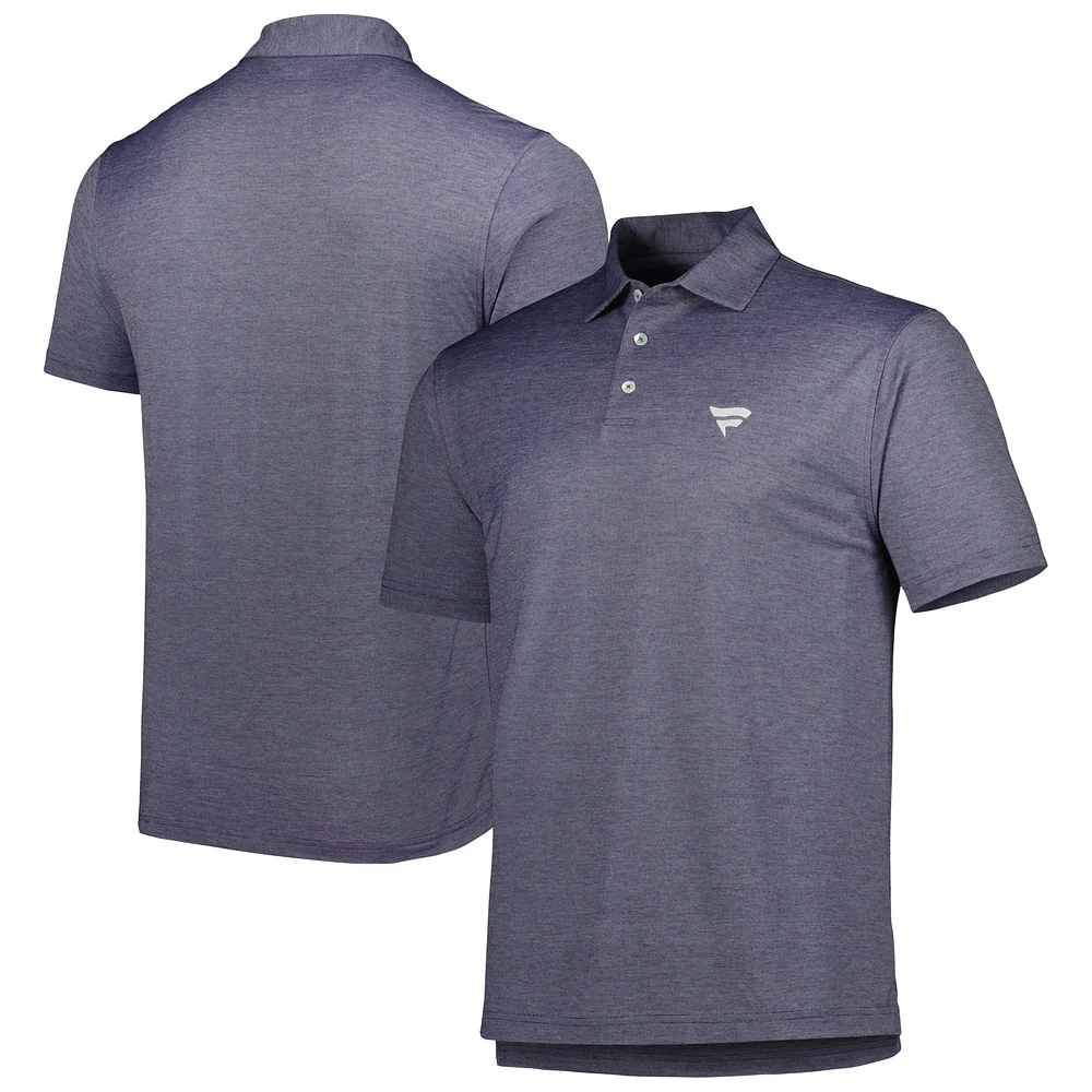 Polo bleu marine Fanatics Corporate The Butter Stripe Tri-Blend pour homme