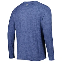 T-shirt à manches longues raglan bleu fanatiques d'entreprise Aurora Peter Millar pour homme