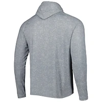 Sweat à capuche et manches longues gris Peter Millar Fanatics Corporate Aurora Raglan pour homme