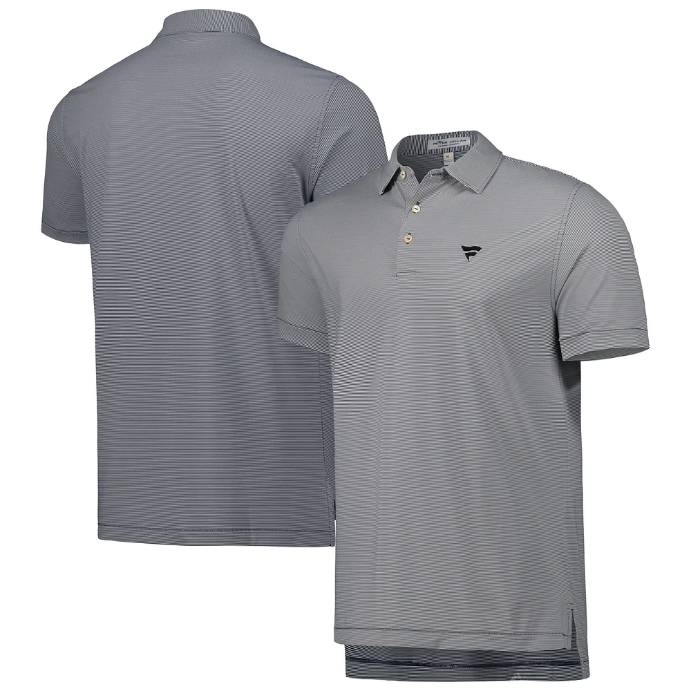 Men's Peter Millar Gray Fanatics Corporate Jubilee Jersey Polo