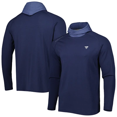 Men's Peter Millar Navy Fanatics Corporate Aurora Raglan Hoodie Long Sleeve Top