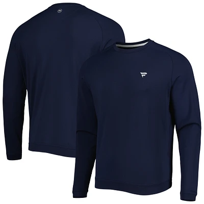 Sweat-shirt à enfiler raglan Peter Millar Navy Fanatics Corporate Cradle Performance pour homme