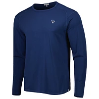 Men's Peter Millar Navy Fanatics Corporate Lava Wash Long Sleeve T-Shirt