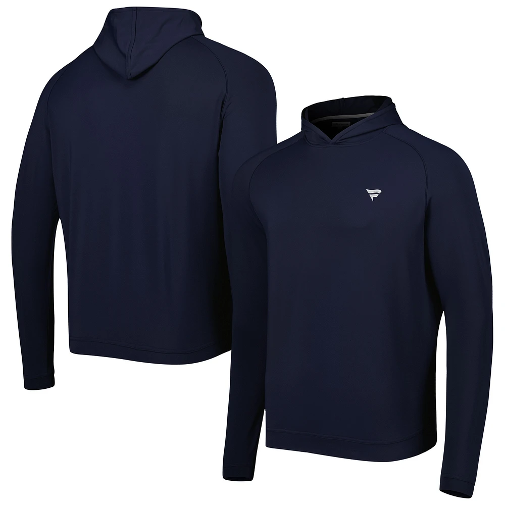 Men's Peter Millar Navy Fanatics Corporate Pine Raglan Pullover Hoodie