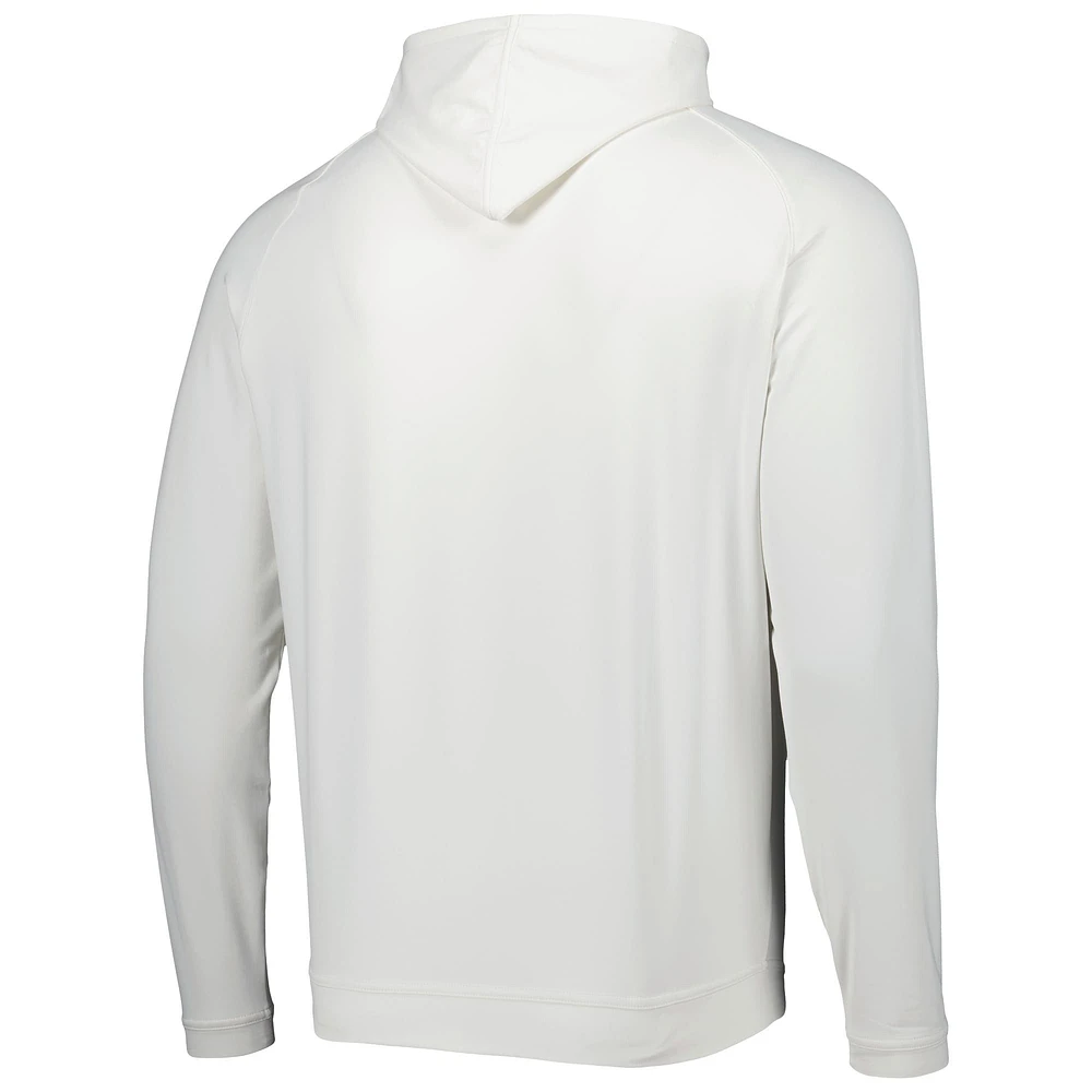 Sweat à capuche raglan blanc fanatiques Corporate Pine de Peter Millar pour homme