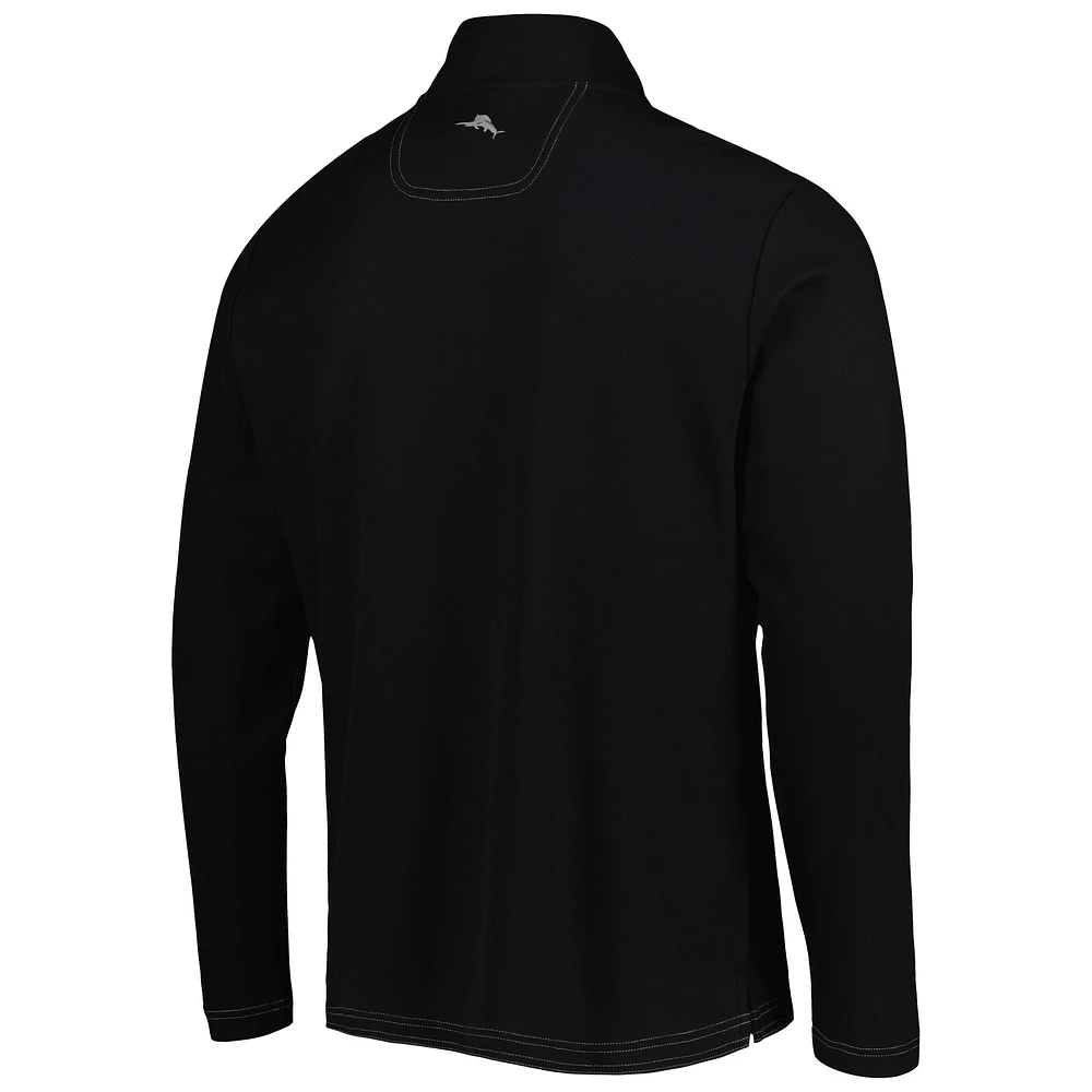 Veste demi-zippée Tommy Bahama Fanatics Corporate Sport Emfielder 2.0 IslandZone pour homme