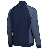 Men's Tommy Bahama Blue Fanatics Corporate Sport Scrimmage Raglan Pullover Sweatshirt