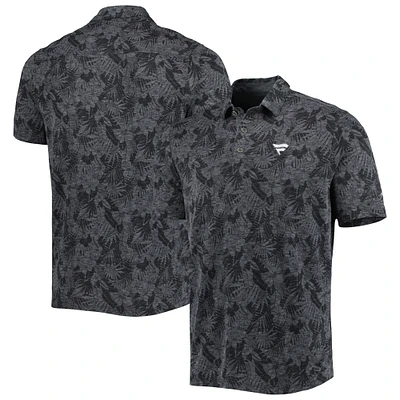 Men's Tommy Bahama Charcoal Fanatics Corporate Sport Palmetto Palms Polo