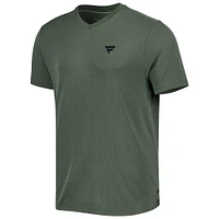 Men's Tommy Bahama Forest Green Fanatics Corporate Coastal Crest IslandZone V-Neck T-Shirt