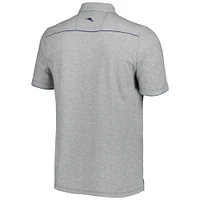 Polo Tommy Bahama Heather Grey Fanatics Corporate Logo Sport Tailgater IslandZone pour homme
