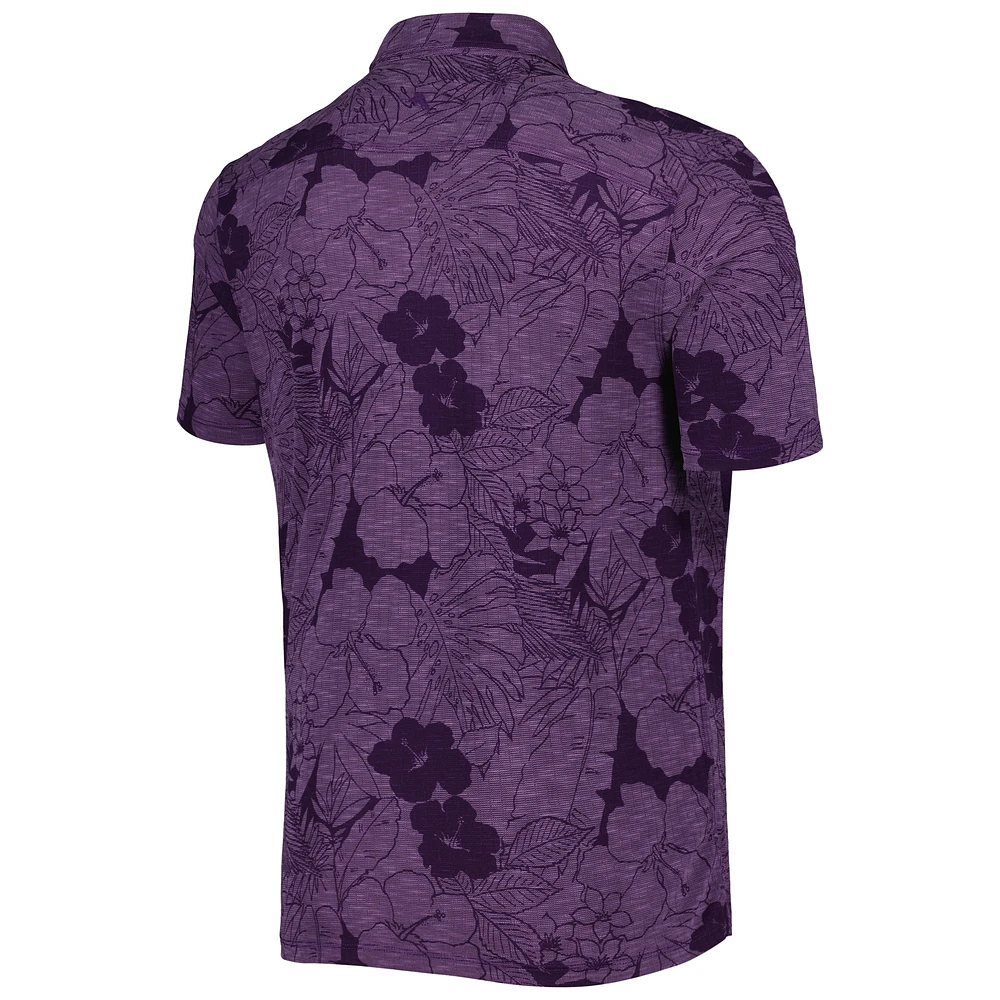 Men's Tommy Bahama Purple Fanatics Corporate Miramar Blooms Polo