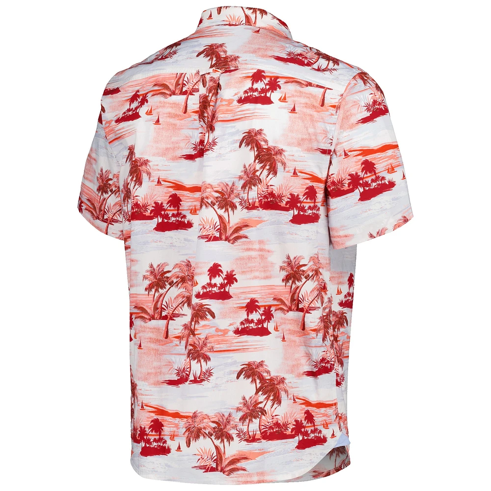 Chemise boutonnée Tommy Bahama Red Fanatics Corporate Tropical Horizons pour homme