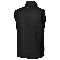 Men's Zero Restriction Black Fanatics Corporate Z625 Dual Full-Zip Vest