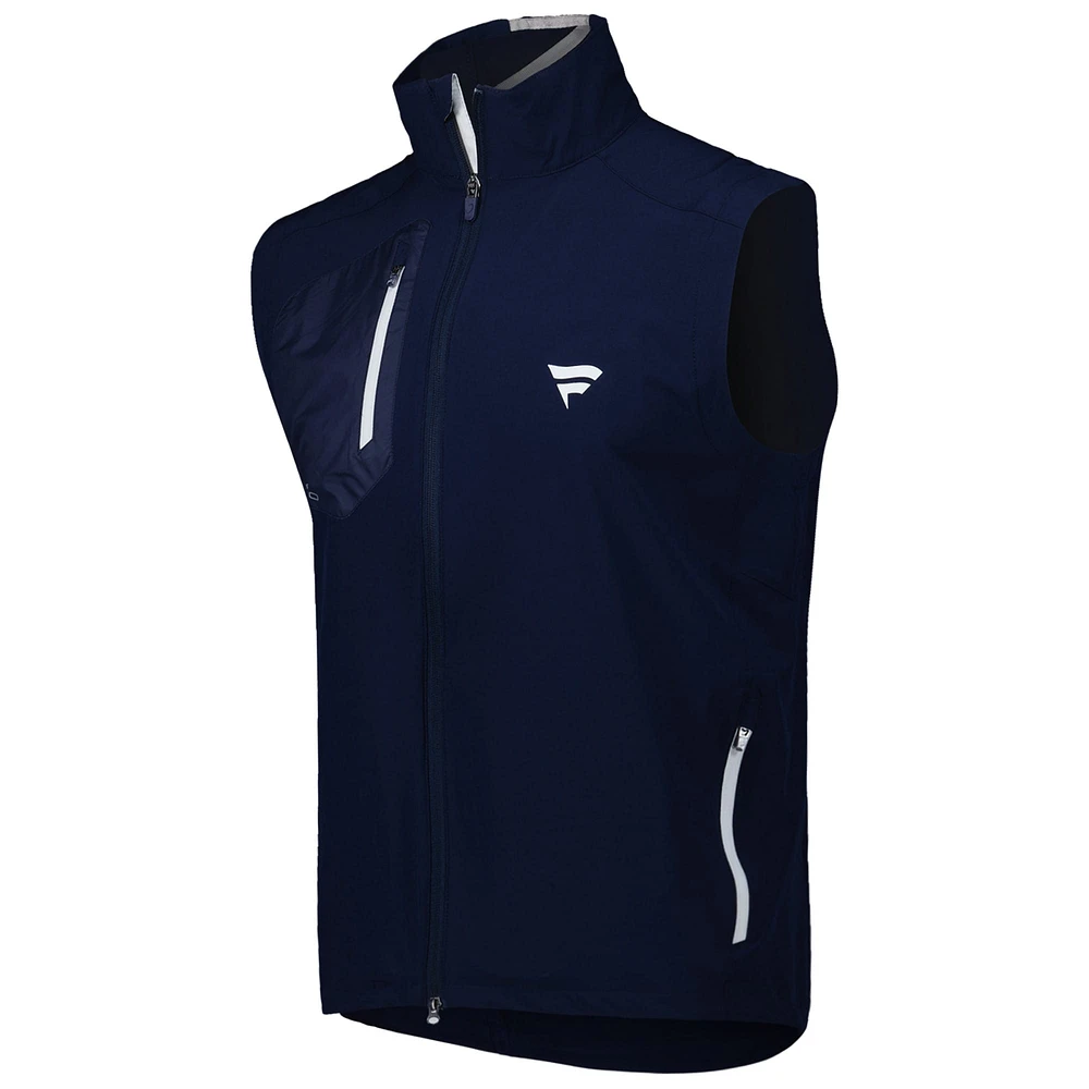 Men's Zero Restriction Navy Fanatics Corporate Z700 Full-Zip Vest